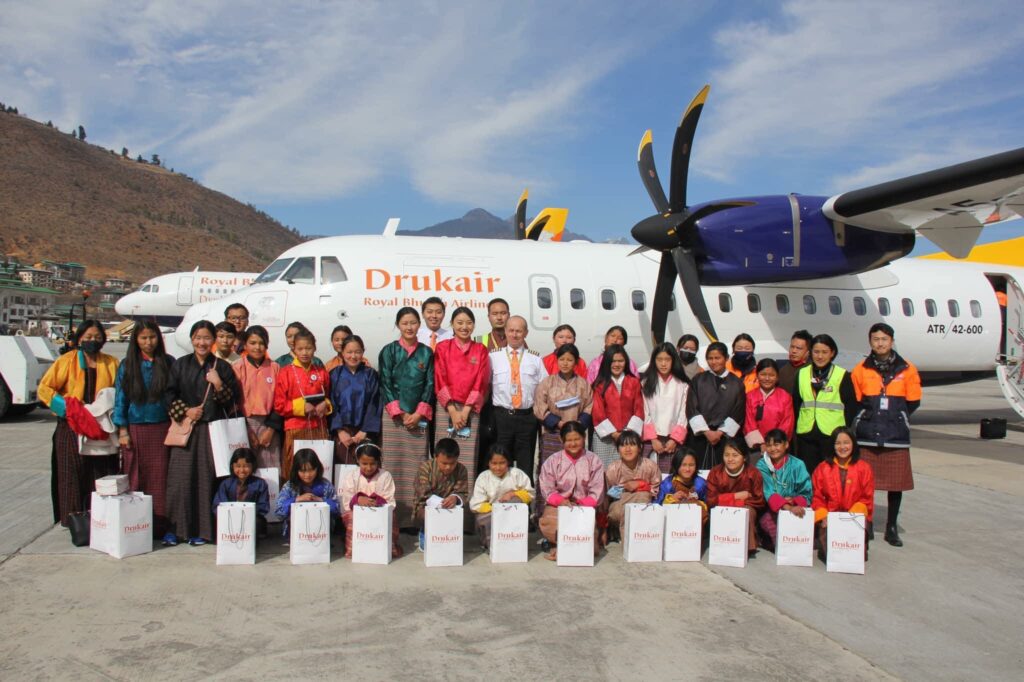 Drukair pro děti zorganizoval vnitrostátní let